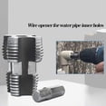thumbnail image 2 of Electric drill, compatible PVC pipe threader, PVC thread maker, tool, pipe thread tap, pipe threader, accessory 1 X wire opener, 2 of 5