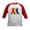 Red/White, variant on CafePress - Ribbons For All Kids Baseball Jersey - Kids Cotton Baseball Jersey, 3/4 Sleeve Shirt