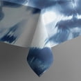 thumbnail image 3 of Blue White Tie Dye Mandala Pattern Rectangle Tablecloth 60"x84",Waterproof Polyester Rectangle Table Cloth, Wipeable Spillproof Polyester Tablecloth for Dining, Camping, Indoor and Outdoor, 3 of 3