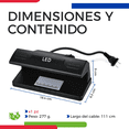 thumbnail image 4 of Lámpara Luz Uv Detectora De Billetes Falsos Tarjetas Dinero Identificaciones Xtellar negro, 4 of 4