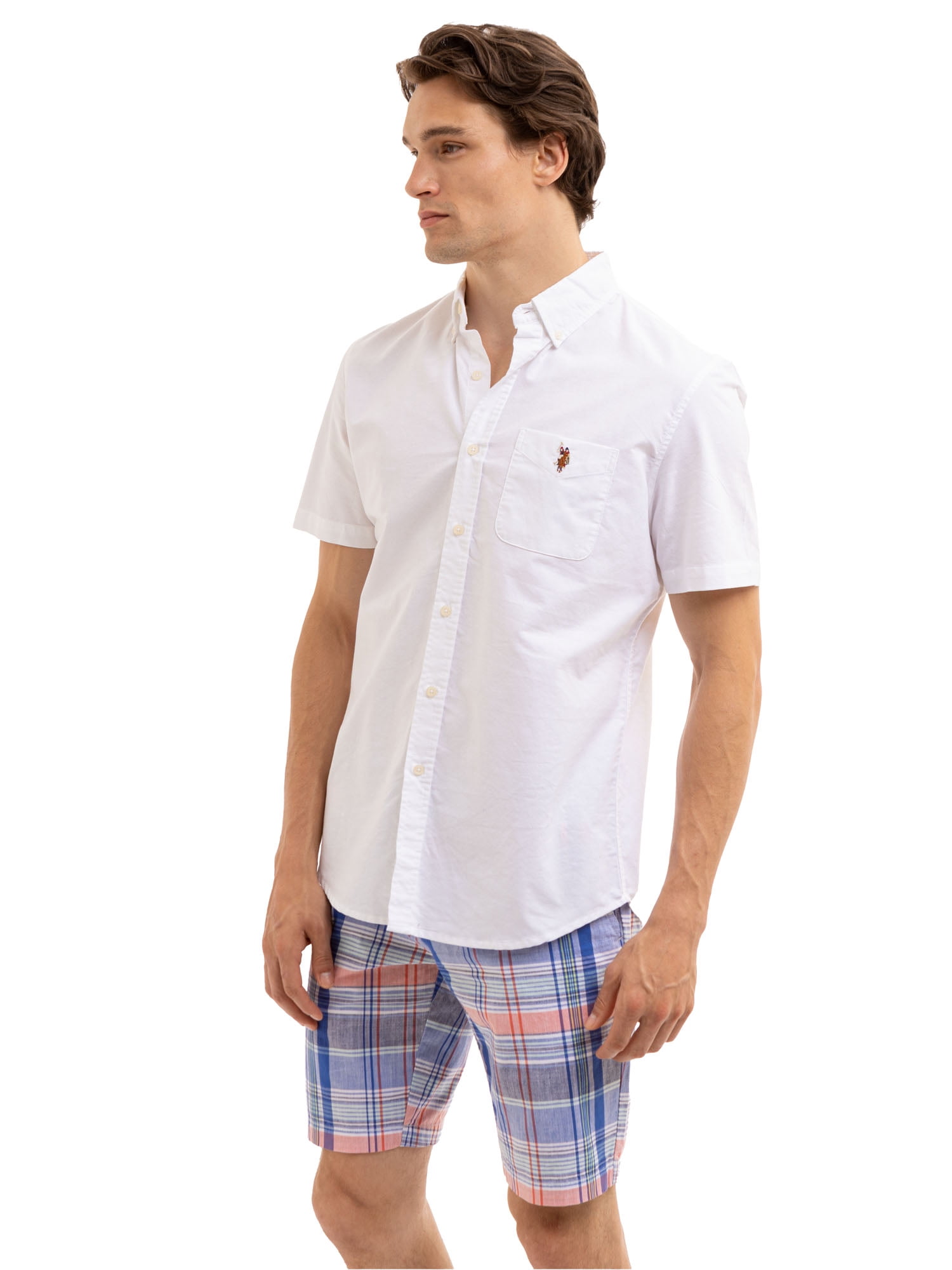 U.S. Polo Assn. Men's Short Sleeve Woven Shirt