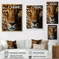 thumbnail image 4 of Designart "Brown Leopard Textures Of " Animals Wall Decor, 4 of 5