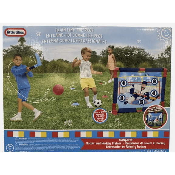 Little Tikes Soccer, Hockey, & Lacrosse Trainer 6PC Complete Set