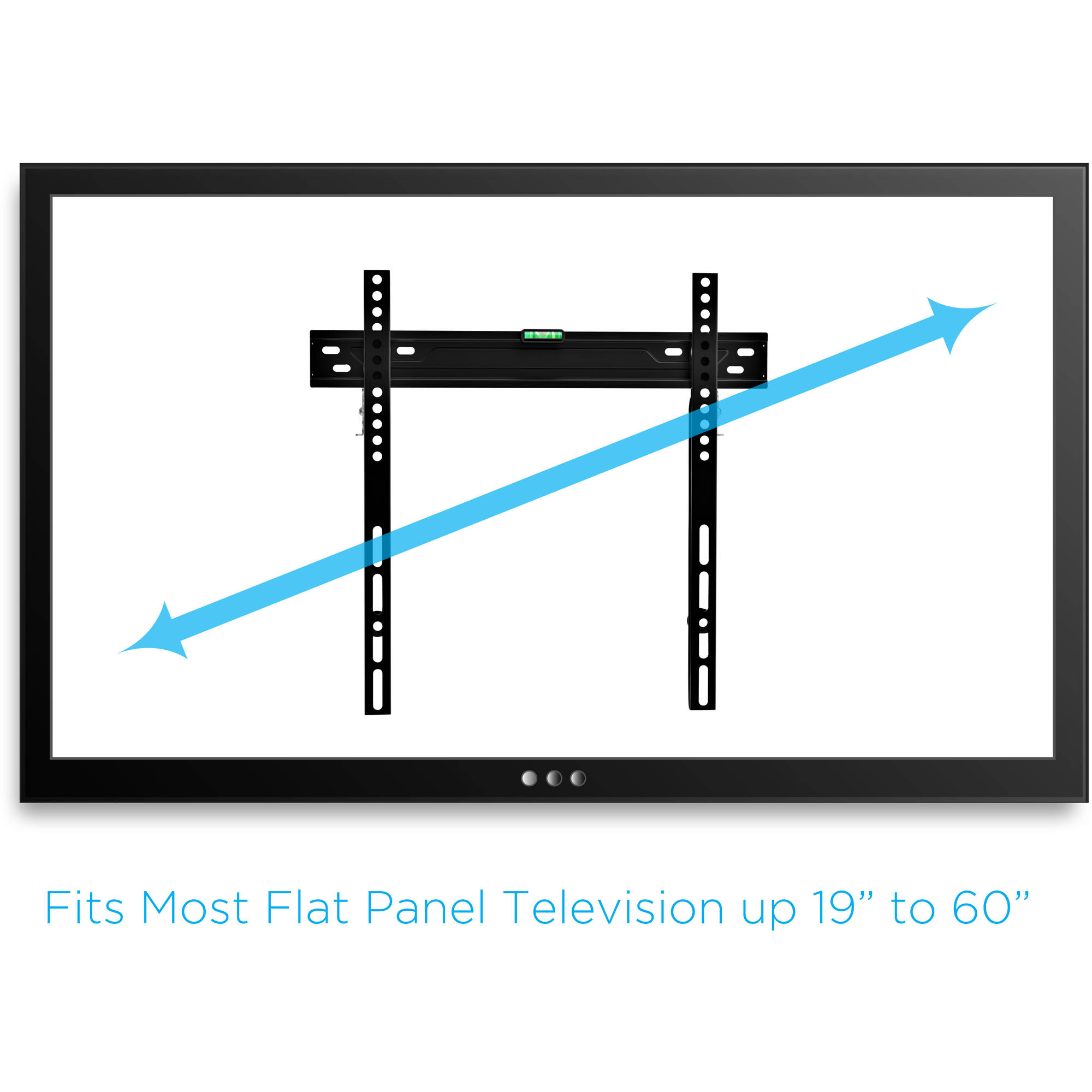 Low-Profile TV Wall Mount for 19"-60" TVs with HDMI Cable, UL Certified - image 3 of 8