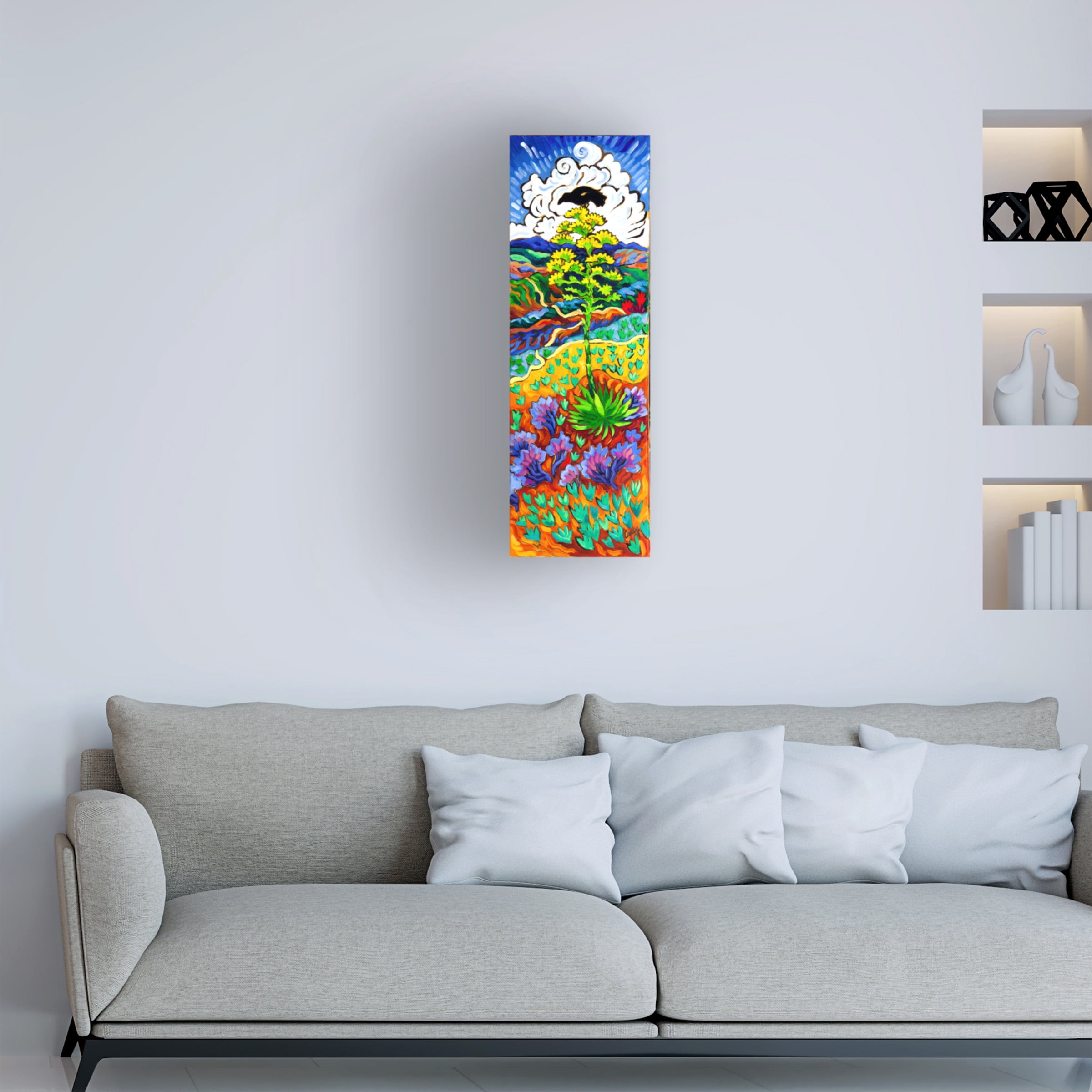 Cathy Carey 'The Watcher' Canvas Art