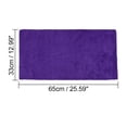 thumbnail image 2 of Purple 400gsm Microfiber Cleaning Cloth Absorbent Car Washing Drying Towel 33 x 65cm, 2 of 4