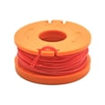 thumbnail image 2 of WETOOLPLUS  WA0010  12-Pack WORX Weed Eater Sting Trimmer spools & 1-Pack WA6531 GT Trimmer Replacement Spool Cap Covers for Worx GT(12+1 Pack, Orange), 2 of 3