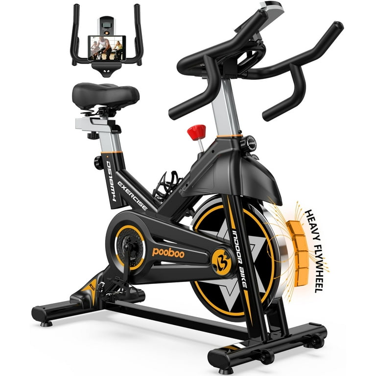 Flywheel Pooboo Commercial Stationary Bike Flywheel Magnetic