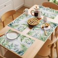 thumbnail image 5 of Summer Eucalyptus Placemats Set of 2, Leaf Plant Retro Linen Background Non-Slip Place Mats Washable Table Mats for Kitchen Dining Table Decorations Indoor/Outdoor, 5 of 9