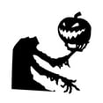 thumbnail image 1 of Etiqueta de la pared de tela de fieltro de Halloween, decoración reutilizable, calcomanía de Halloween para suministros de Casa Encantada Estilo B BLESIY Pegatinas de pared, 1 of 8
