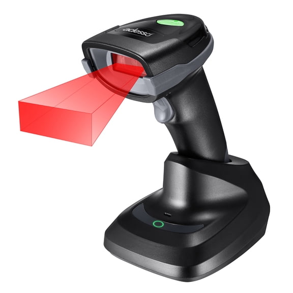 Adesso NuScan 3000 Bluetooth/2.4-GHz/USB Wired 2D Handheld Barcode Scanner with Charging Cradle
