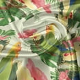 thumbnail image 5 of Ambesonne Hibiscus Window Valance, Tropical Floral Parrot, 54" X 12", Multicolor, 5 of 5