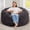 Dark Grey, variant on Hobestluk Bean Bag Chairs 3ft Beanbag Chair with Filler Adult Bean Bags with Fluffy & Machine Washable Cover, Giant Bean Bag Chairs for Adults (Grey, 3FT-36" x 36" x 22")