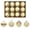 Beige_Hot#723, variant on Flocked velvet sequined diamond Christmas balls | exquisite Christmas tree ornaments set | durable holiday decoration baubles for tree wreath garland | 12-piece set