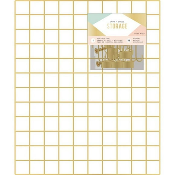 Wire System Grid Panel 20"X24"-Gold