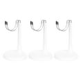 thumbnail image 1 of Support de Poupée 3 Pcs Blanc en Acier Inoxydable 10 Pouces de Large Accessoire d'Affichage, 1 of 1