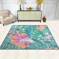 thumbnail image 3 of SKYSONIC Corals and Fish Pattern Lightweight Carpet Mats Area Soft Rugs Floor Mat Rug Home Decoration for Kids Room Living Room 63 x 48 inches, 3 of 6
