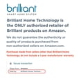 thumbnail image 5 of Restored Brilliant Smart Home Control (4Switch Panel) Alexa BuiltIn, Compatible with Ring, Sonos, Hue, Kasa/TPLink, Wemo, Apple HomeKit InWall Touchscreen Control for Lights, Music & More (Refurbished), 5 of 9