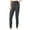 Dark Gray, variant on Womens Leggings High Waist Yoga Sport Athletic Pants Fitness Running Solid Trousers