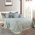 thumbnail image 3 of Home Soft Things 9 Piece Striped Bedspread Set - Royal Scroll - Oversize (122" x 106"), 3 of 8