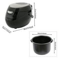 thumbnail image 3 of 1 PCS Black Boba Maker Machine, 6L/1.59gal Commercial Pearl Cooker, Pearl Making Machine for Milk Tea, 3 of 12