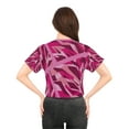 thumbnail image 4 of "Plum Crazy" Crop Tee, 4 of 4