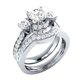 thumbnail image 1 of Anillos para mujer Conjunto 2 en 1 Anillo de diamante brillante desmontable Conjunto de joyas Anillos de boda de compromiso Anillo de zirconia para mujer Regalo del festival del día de San Wmkox8yii  fajkfhkj3155, 1 of 2
