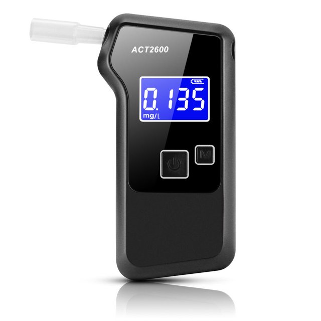 Alcoholímetro digital portátil Pantalla LED Probador de alcohol en aliento Detector de alcohol en aliento, Alcoholímetro digital kaili Sencillez