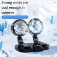 thumbnail image 2 of DAMIFU Auto Fan Usb Electric Car Circulator For 360 Degree Adjustable Car Fan Low Noise, 2 of 9