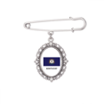 thumbnail image 1 of Outline Flag State Kentucky Brooch Pin Dress Shirt Shawl Clips, 1 of 3