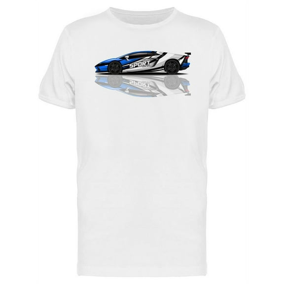 Sports Car Wrapping T-Shirt Men -Image by Shutterstock, Male Large