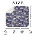 thumbnail image 4 of Pioneer Flower Floral Print Pattern Kitchen Dish Drying Mat 1 Pack, Ultra Absorbent Microfiber Drainer Mat, 16"x18", 4 of 6