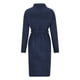 thumbnail image 4 of Suéter de mujer, cárdigan de longitud media, tejido con solapa y lazo, chaqueta para mujer, 4 of 6