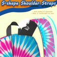 thumbnail image 5 of Pink and Blue Tie Dye Pattern 17" Waterproof Oxford School Backpacks for Teens, S-Shape Padded Straps, for School, Travel, Hiking, Camping, 5 of 5