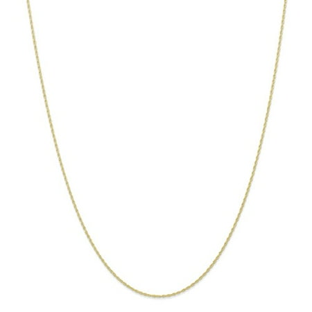 Additional Chain - 10k Yellow Gold 24in Carded Cable Rope Necklace Chain
