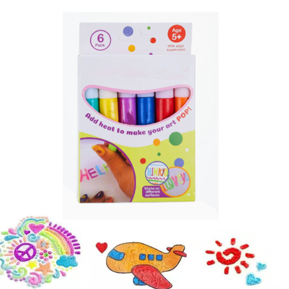 3D Relief Art Pen, 2026 New 3D Relief Art Pen, Works On Different Surfaces