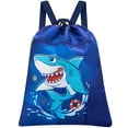 thumbnail image 1 of Mochila con Cordón Impermeable WAWSAM Tiburón para Niños 38x45 cm, 1 of 7