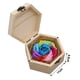 thumbnail image 2 of Jabón de baño con flores de rosa arcoíris con caja de madera, jabón de rosa en caja de regalo, cofre de almacenamiento de bricolaje para aniversario, cumpleaños, boda, día de San Valentín, día de la, 2 of 6