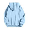 thumbnail image 2 of Vedolay Womens Hoodies Zip Up Womens Oversized Half Zip Pullover Long Sleeve Sweatshirt Quarter Zip Hoodie Sweater,Sky Blue S, 2 of 3