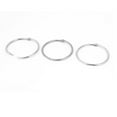 thumbnail image 1 of Unique Bargains 3 Pcs 70mm Book Hoops Binding Rings Scrapbook Album DIY Binder Loose Leaf Ring, 1 of 3