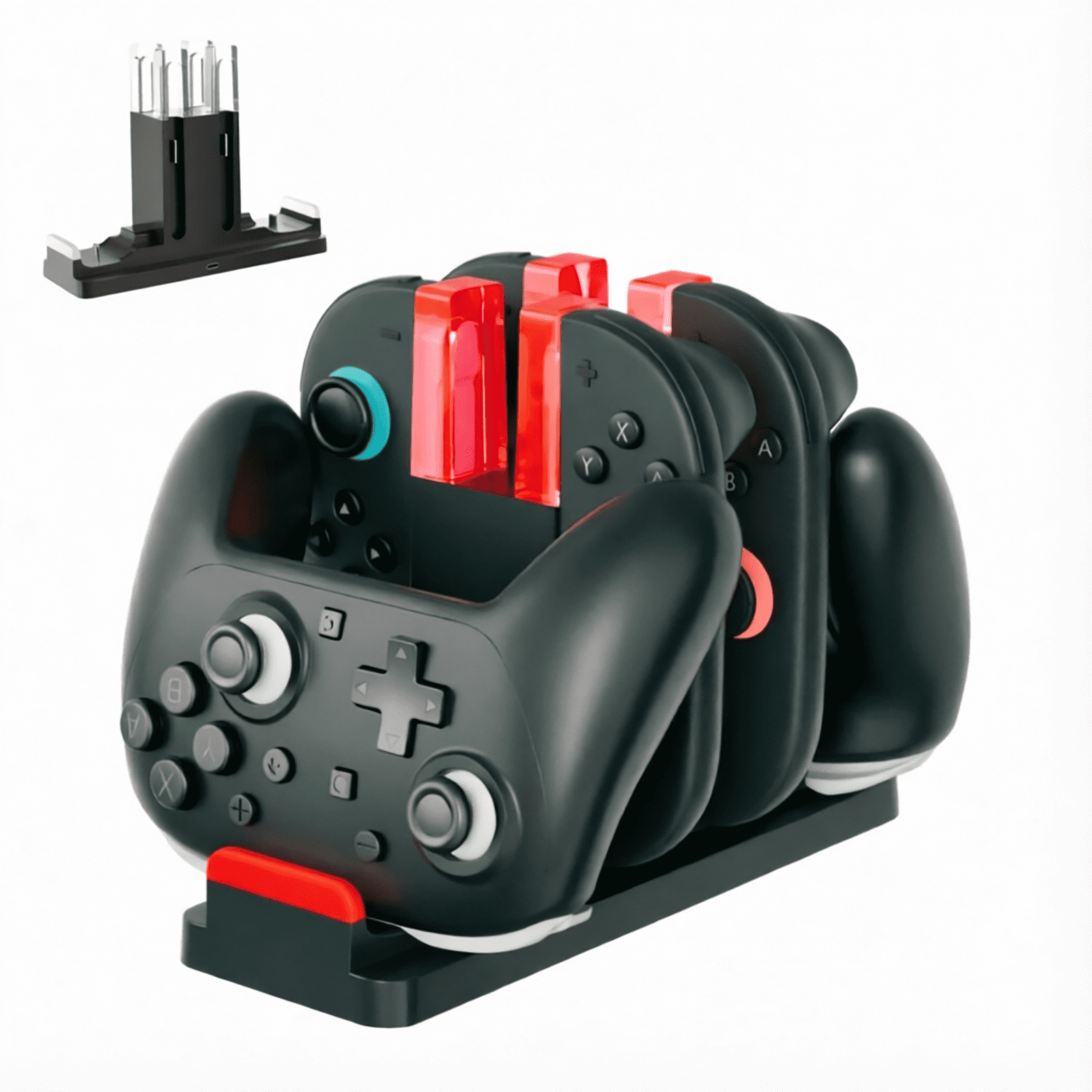 Nintendo, Joy-Con Charge Stand, Black, Charges up to 4 Joy-Con
