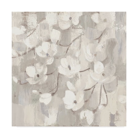 Trademark Fine Art 'Magnolias in Spring I Neutral' Canvas Art by Albena Hristova