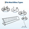 thumbnail image 3 of QinaQin Floor-Standing Bicycle Racks, Freestanding Bicycle Racks, Upright Bicycle Racks, Heavy-Duty Bicycle Racks Suitable for Garages, Streets, and Backyards, 3 of 7