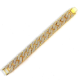 thumbnail image 1 of Iced Chunky Necklace (18mm, Gold), 1 of 4