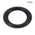 thumbnail image 3 of Unique Bargains Rubber Speaker Foam Edge Surround Rings 4.5 Inch 74mm x 115mm Subwoofer Rings for Repair or DIY Black 4 Pcs, 3 of 5