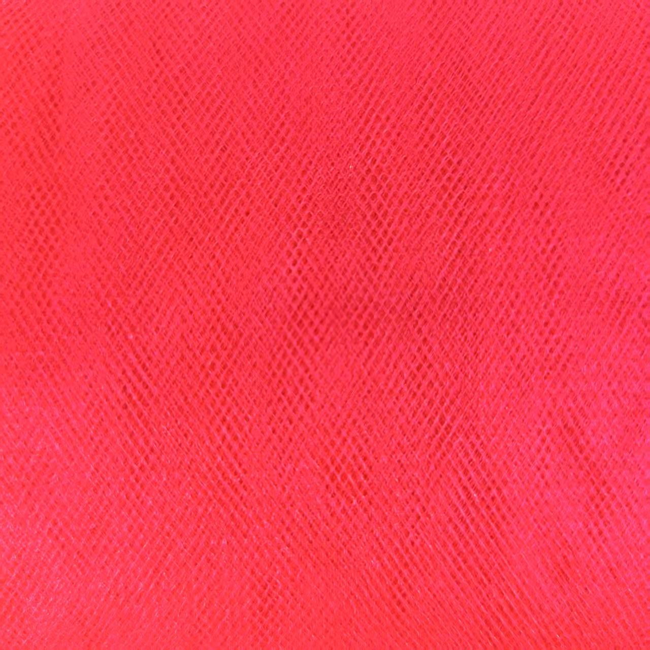3 Yard Cut Sparkle Tulle Fabric, Poppy, 54" Wide for Apparel & Crafting, by Fuzhou