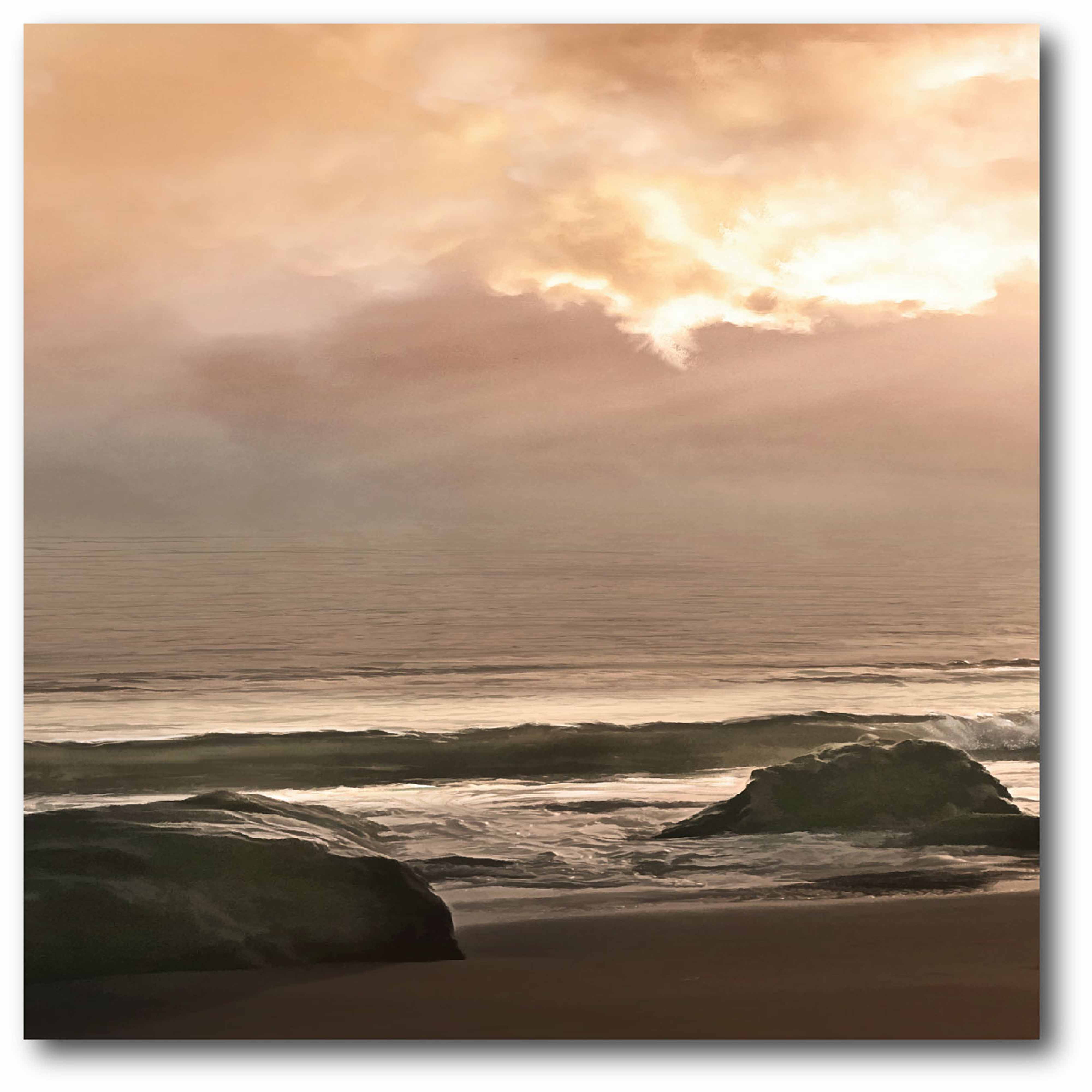 Sepia Sunset I Gallery-Wrapped Canvas Wall Art, 16x16