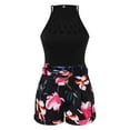 thumbnail image 4 of Zszcpp Shorts Set For Women Outfits Sets Sleeveless Vest Top Stylish Floral Print Comfortable Outerwear Comfy Going Out Outfit Clothes Sets, 4 of 8