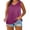 Hot Pink, variant on Posijego Plus Szie Tank Tops for Women V Neck Undershirts Loose Causal Summer Sleeveless Basic Tees Tunic Tops for Women
