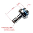 thumbnail image 4 of 6Pc Water Cooling Barb Fitting 2-Touch Fitting G1/4 Thread Hose Pagoda Connector, 4 of 9